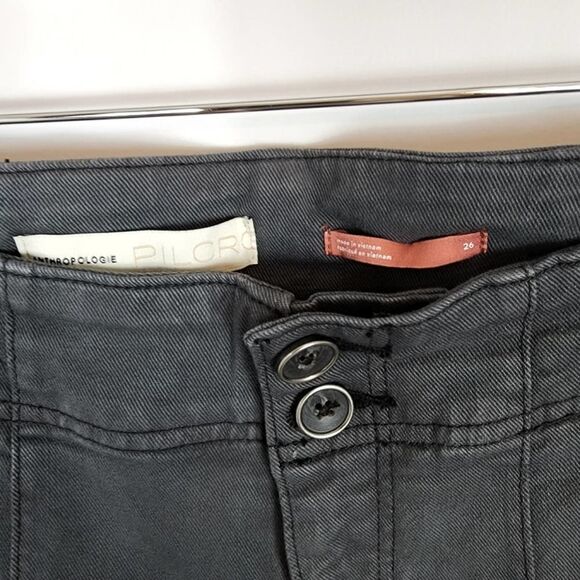 NWT Anthropolgie Pilcro High Rise High Waist Darted Cigarette Jeans Pants SZ 26 - Picture 7 of 15